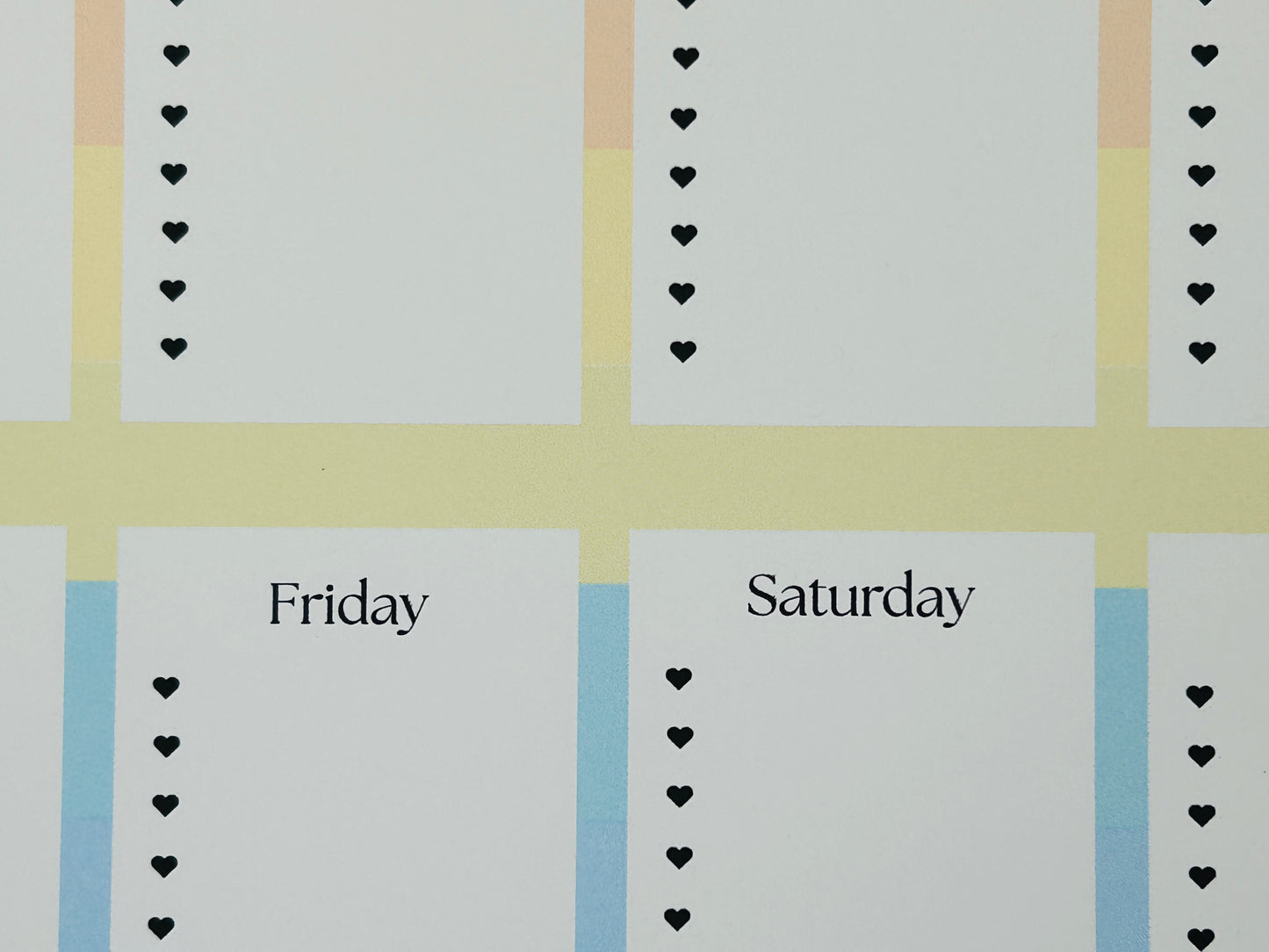 Weekly Goals Collection Notepad, 50 sheet tablet, Hand crafted, Weekly Notepad, Cute Gift Idea, Writing Pad, To Do List size 11x8.5"